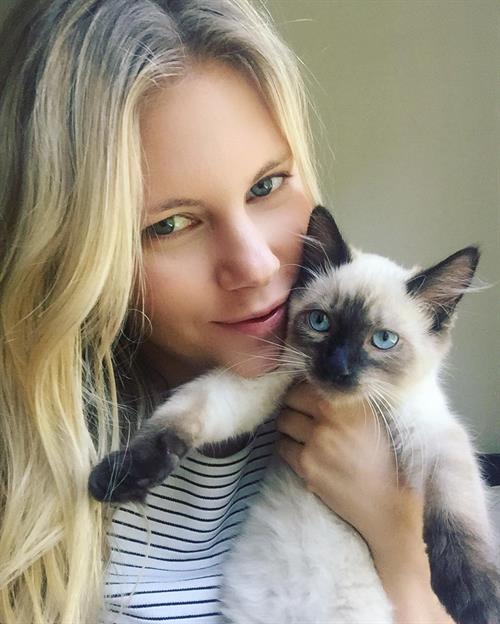 Chrissy Blair taking a selfie