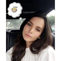 Genesis Rodriguez taking a selfie