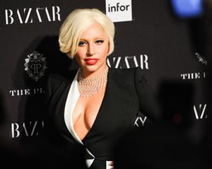 Lady Gaga at the HARPERS BAZAAR Celebrate ICONS September 6, 2014