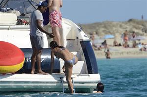 Nicole Scherzinger in a bikini in Ibiza on August 31, 2014