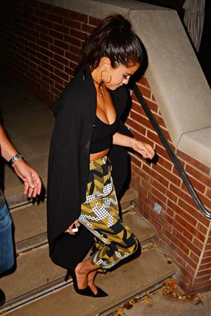Selena Gomez arriving at a hotel in New York City September 02, 2014