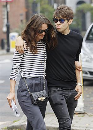 Keira Knightly & husband James Righton out shopping in North London September 3, 2014