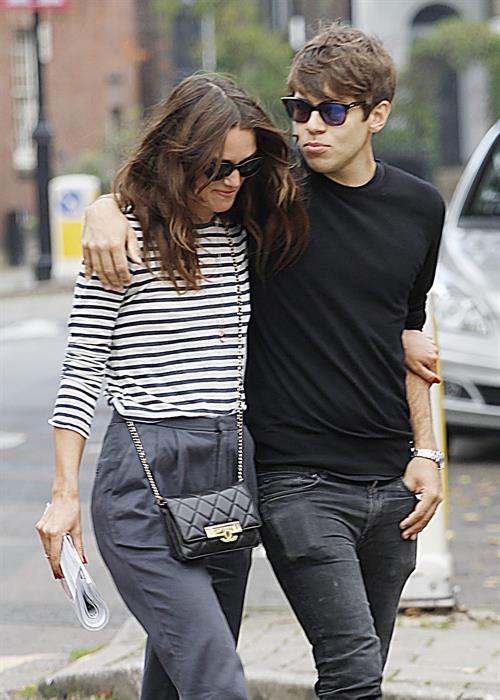 Keira Knightly & husband James Righton out shopping in North London September 3, 2014