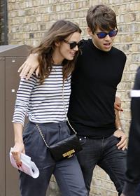 Keira Knightly & husband James Righton out shopping in North London September 3, 2014
