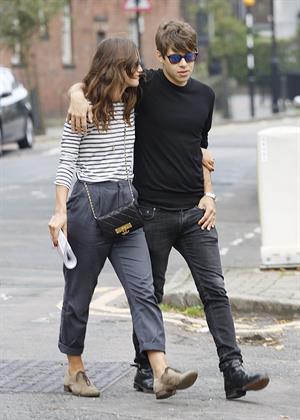 Keira Knightly & husband James Righton out shopping in North London September 3, 2014