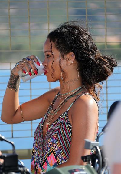 Rihanna in Calvi, Corsica