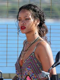 Rihanna in Calvi, Corsica