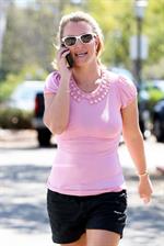 Britney Spears at Wildflour Bakery and Cafe in Agoura, California on August 26, 2014