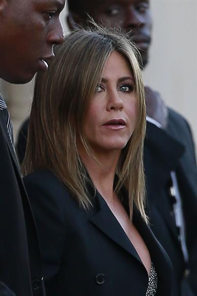 Jennifer Aniston at Jimmy Kimmel Live! in Los Angeles August 27, 2014