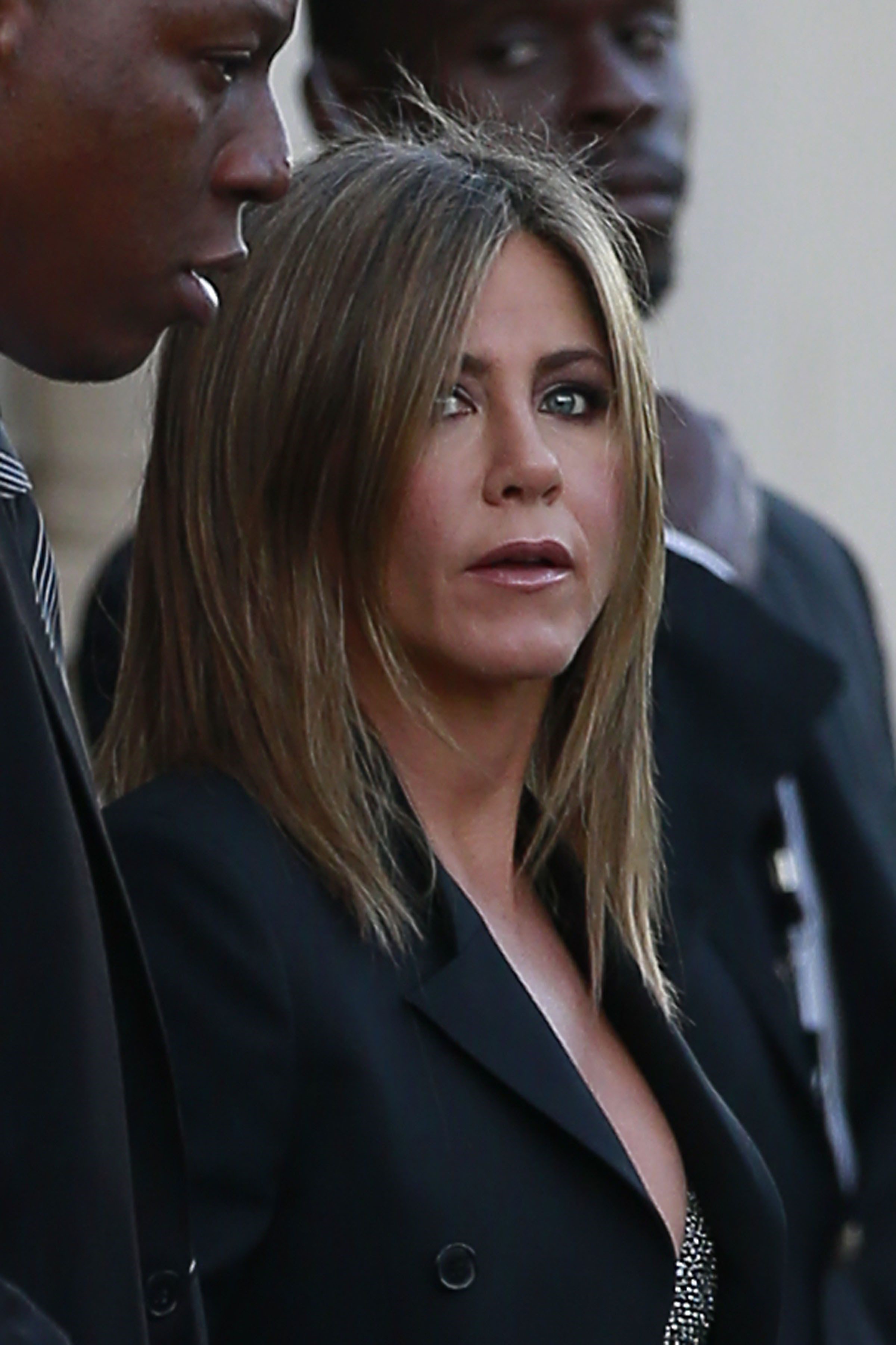 Jennifer Aniston at Jimmy Kimmel Live! in Los Angeles August 27, 2014