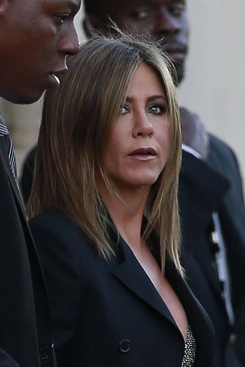 Jennifer Aniston at Jimmy Kimmel Live! in Los Angeles August 27, 2014