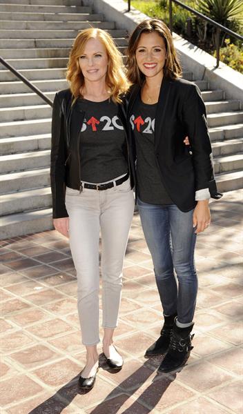 Marg Helgenberger @ news conference for Stand Up To Cancer Day in Los Angeles August 27, 2014