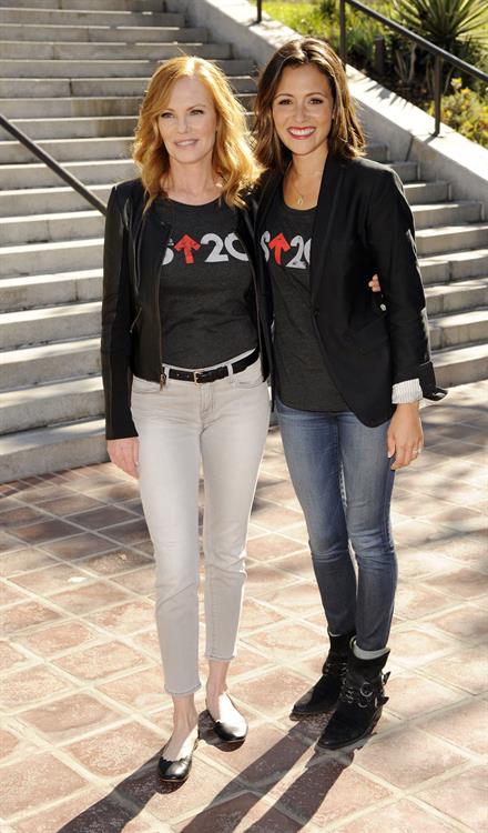 Marg Helgenberger @ news conference for Stand Up To Cancer Day in Los Angeles August 27, 2014