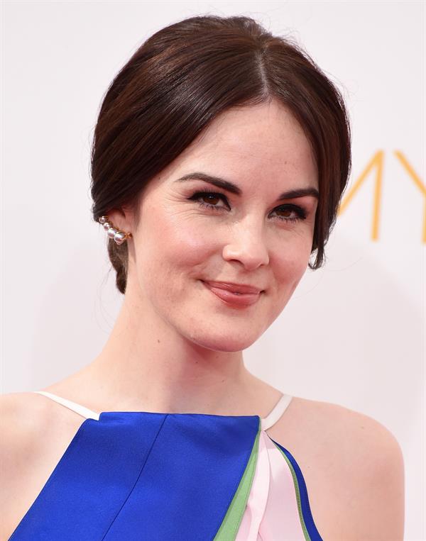 Michelle Dockery at the 66th annual Primetime Emmy Awards, August 25, 2014