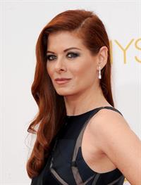 Debra Messing at the 66th annual Primetime Emmy Awards, August 25, 2014