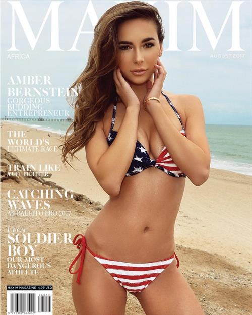 Amber Bernstein in a bikini