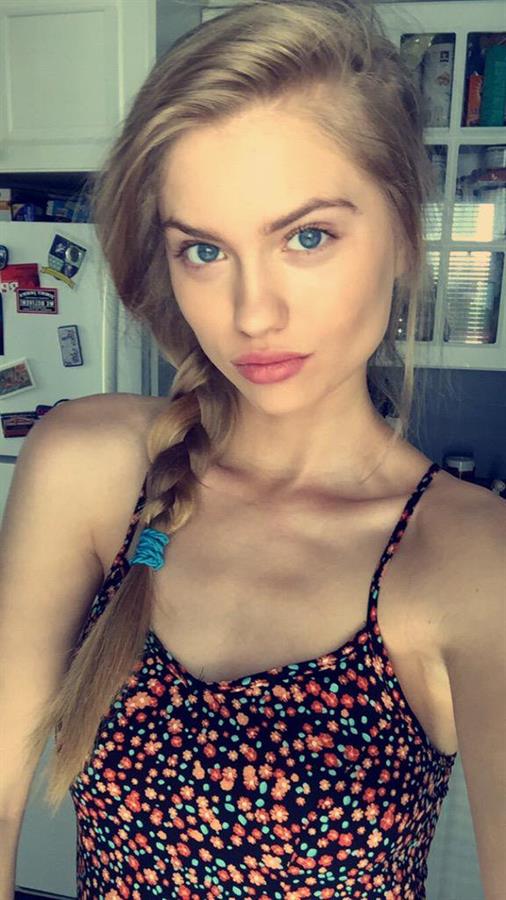 Alexandria Morgan taking a selfie