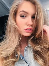 Alexandria Morgan taking a selfie