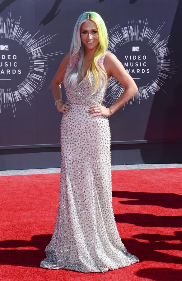 Kesha at the MTV Video Music Awards Aug. 24, 2014