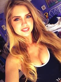 Alexandria Morgan taking a selfie