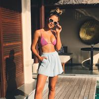 Stephanie Claire Smith in a bikini