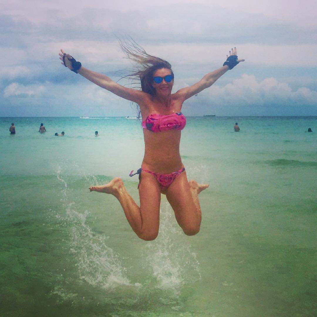 Ludmilla Radchenko in a bikini