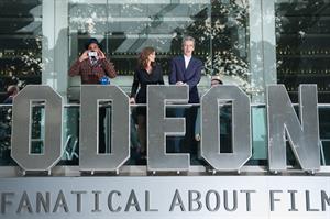 Jenna Coleman Dr. Who premiere in London August 23, 2014