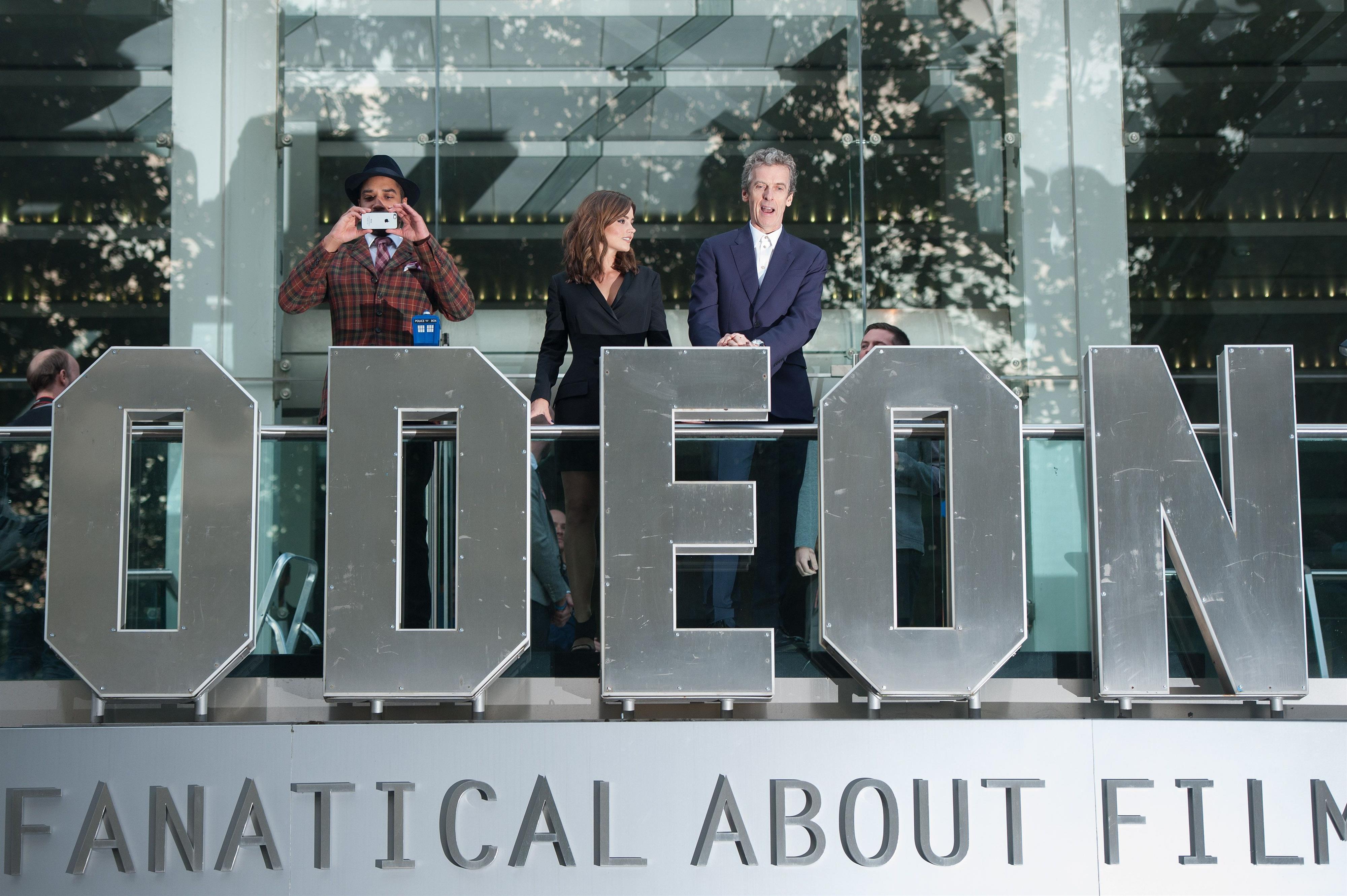 Jenna Coleman Dr. Who premiere in London August 23, 2014