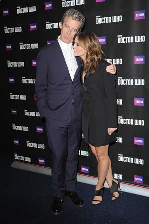 Jenna Coleman Dr. Who premiere in London August 23, 2014