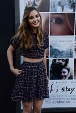 Liana Liberato at the premiere of If I Stay August 20, 2014