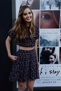 Liana Liberato at the premiere of If I Stay August 20, 2014
