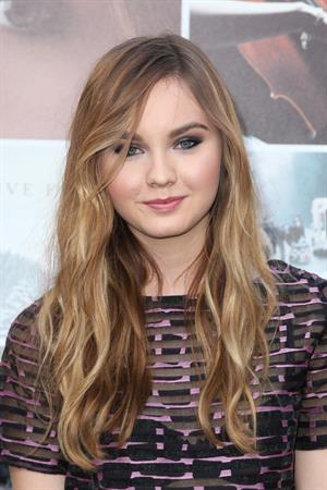 Liana Liberato at the premiere of If I Stay August 20, 2014