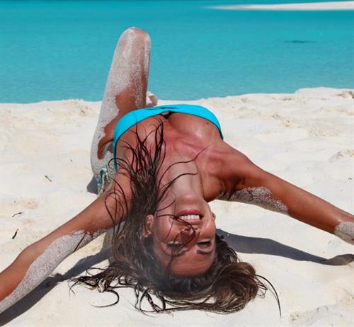 Alessia Ventura in a bikini