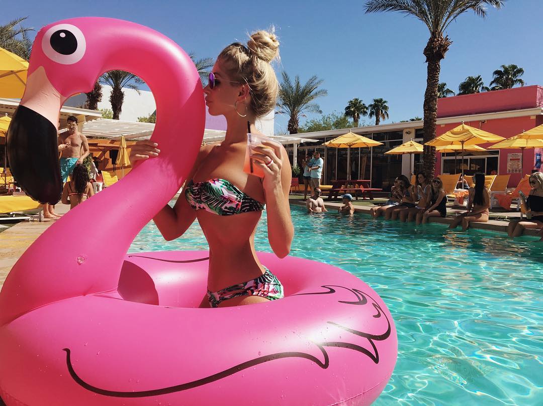 Alexandria DeBerry in a bikini