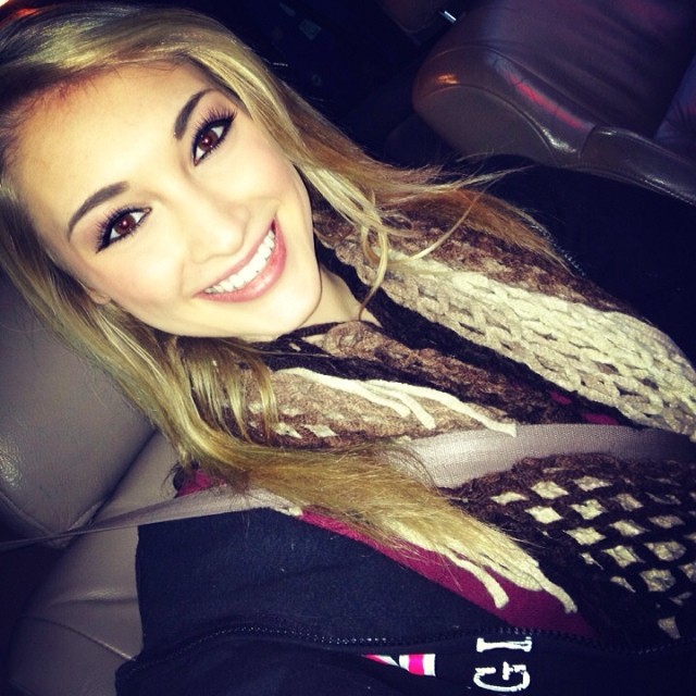 Anna Faith Carlson taking a selfie