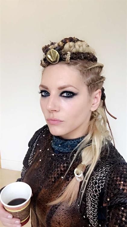 Katheryn Winnick taking a selfie