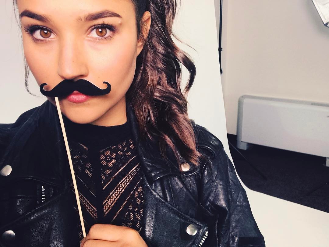 Rhiannon Fish taking a selfie