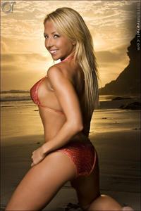 Emily Tisdale in lingerie - ass