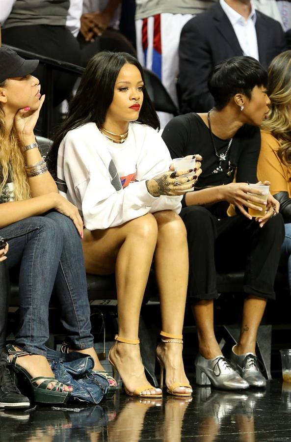 Rihanna at 2014 Summer Classic Charity Basketball Game, NYC August 21, 2014