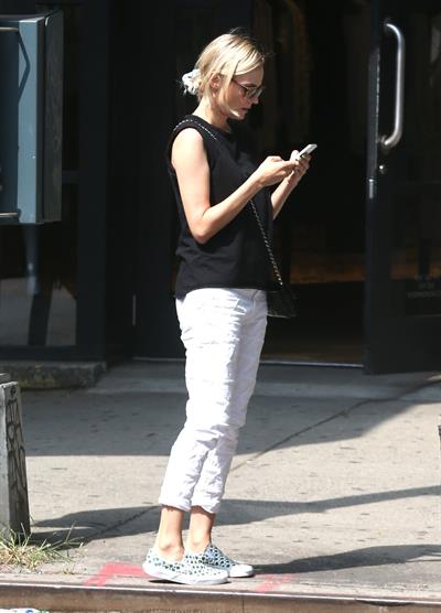 Diane Kruger out and about in New York City August 20, 2014