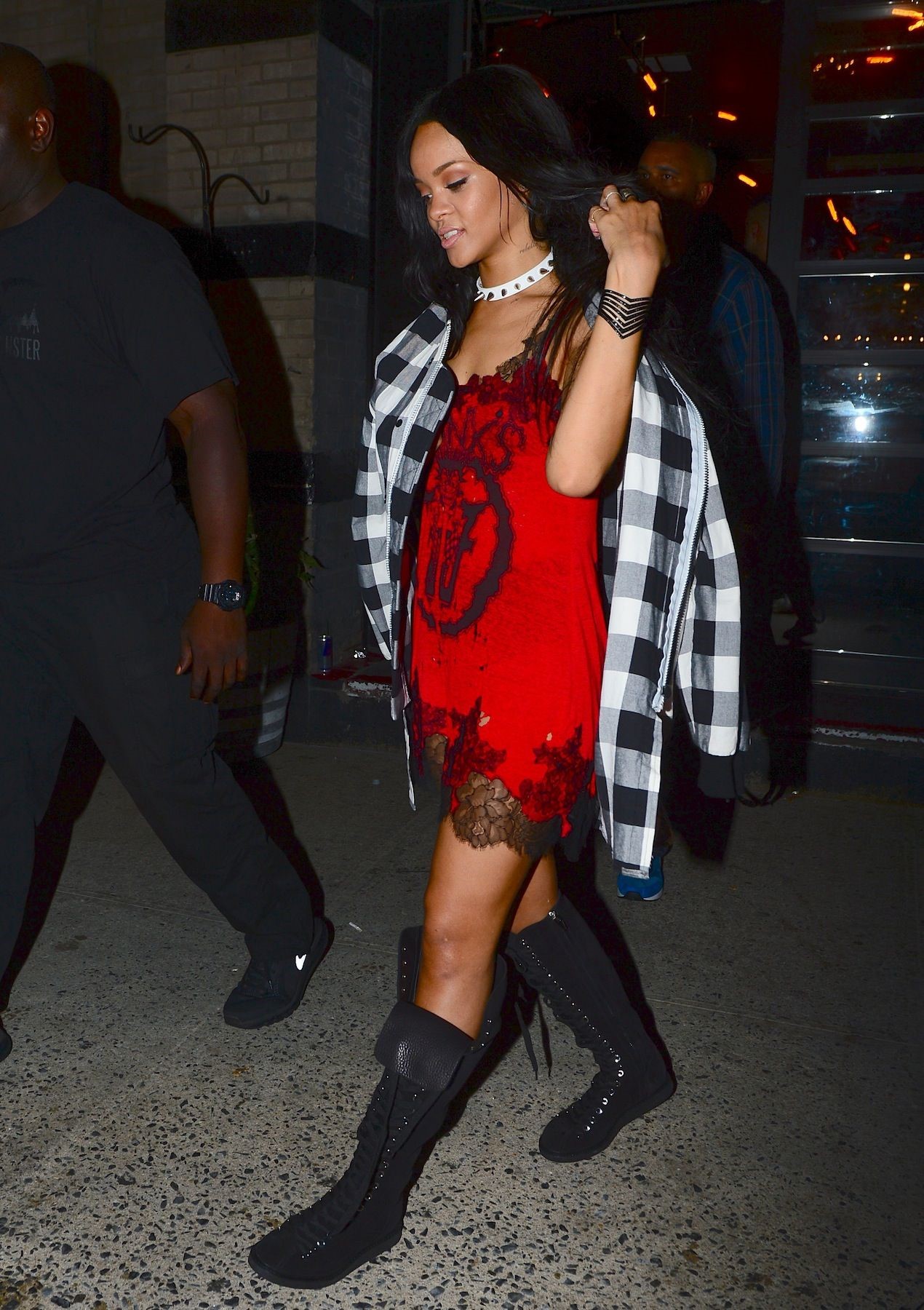 Rihanna arriving at VIP Nightclub August 18, 2014
