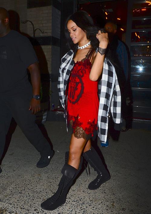 Rihanna arriving at VIP Nightclub August 18, 2014