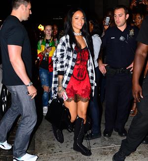 Rihanna arriving at VIP Nightclub August 18, 2014