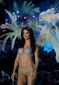 Adriana Lima on the runway at Victoria's Secret Fashion Show 2010