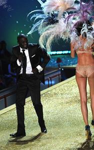 Adriana Lima on the runway at Victoria's Secret Fashion Show 2010