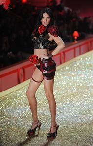 Adriana Lima on the runway at Victoria's Secret Fashion Show 2010