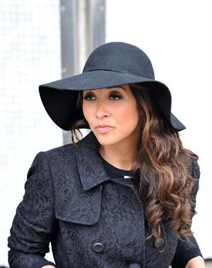 Myleene Klass Outside London Studios - Jan 22, 2013 