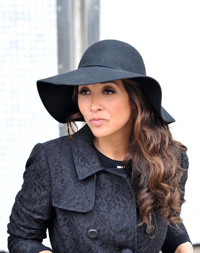 Myleene Klass Outside London Studios - Jan 22, 2013 