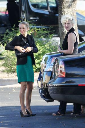 Natalie Portman ...filming on set in Austin Sept 30, 2012 