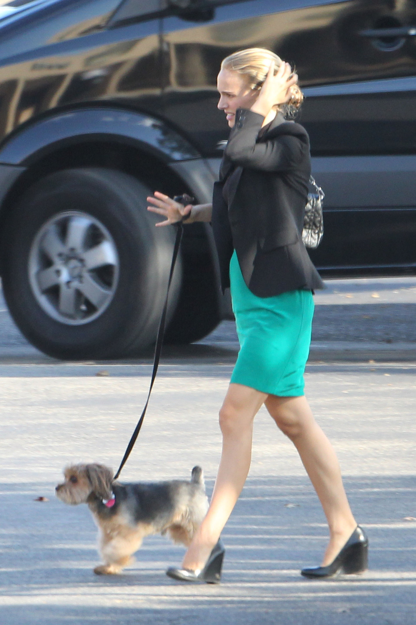 Natalie Portman ...filming on set in Austin Sept 30, 2012 